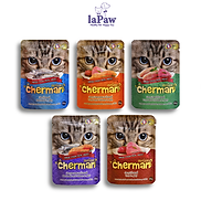 Combo 10 góiPate cho mèo trưởng thành Cherman cao cấp nhập khẩu Thái Lan