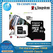 Thẻ nhớ Kingston 128GB Micro SDHC CANVAS 100MB s