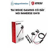 Tai nghe gaming có dây MSI Immerse GH10 S37-2100952-D22 Hàng chính hãng