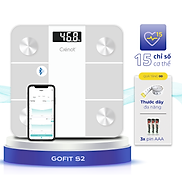 Cân điện tử sức khoẻ thông minh Crénot Health Gofit S2 kết nối bluetooth