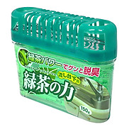 Combo hộp khử mùi ngăn tủ bếp hương trà xanh + 5 miếng xốp rửa bát bọc