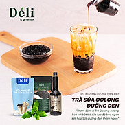 Bột pha trà sữa Déli 1kg+Trà Olong đặc biệt Délli 500gr+ siro đường đen