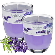 Combo 2 ly nến thơm tinh dầu Bolsius French Lavender 105g - hoa oải hương