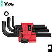 Bộ khóa lục giác ngắn 9 cái Wera 950 9 Hex-Plus 7 L-key set, metric