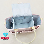 Túi xách bỉm sữa mẹ và bé UMOO kèm dây đeo chéo chất liệu vải dệt chống
