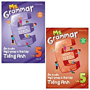Combo Ms Grammar - Ôn Luyện Ngữ Pháp Và Bài Tập Tiếng Anh Lớp 5 Tập 1 Và 2