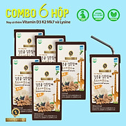 Combo 4-6-12 hộp sữa óc chó tăng chiều cao Golden Health Hàn Quốc