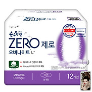 Băng vệ sinh ban đêm siêu thấm hút KleanNara Zero Hàn Quốc 33cmx 12 miếng