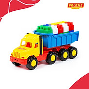 Xe tải đồ chơi 8 bánh kèm bộ lắp ráp Polesie Toys