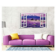 Decal Dán Tường Cửa Sổ Lavender Tím PK250 60 x 90 cm