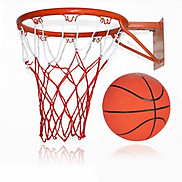 Bộ khung và bóng rổ tiêu chuẩn - có kèm lưới khung