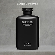 Sữa tắm gội nam 4 in 1 hương nước hoa châu Âu SIRMEN Europe Gentlemen cao