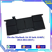 Pin cho Macbook Air 11 inch A1465  2013-2014-2015  - Hàng Nhập Khẩu