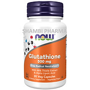 Glutathione 500mg hãng Now foods USA Giảm lão hóa da, oxi hóa