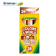 Hộp 24 cây chì màu Crayola World Skin Tone