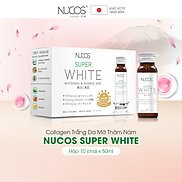 GIFT Nước uống Collagen trắng da Nucos Super White hộp 10 chai