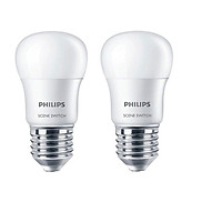 Combo 2 Bóng Đèn Philips LED Scene Switch 2 Cấp Độ Chiếu Sáng 6.5W 6500K