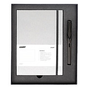 Gift Set Lamy Notebook A5 Softcover Grey+ Lamy Safari Matt Black