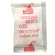 Túi hút ẩm Secco silica gel 3gr- 1kg- Chính hãng - Vải trắng