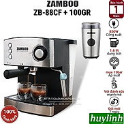 Combo máy pha cafe Espresso Zamboo ZB-88CF + Máy xay cà phê 100GR