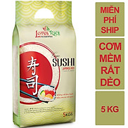 Gạo Nhật Sushi Lotus Rice 5kg - Chuẩn nhà hàng Nhật