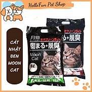 Cát vệ sinh cho mèo Moon Cat - Cát Nhật đen túi 9L