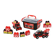 Bộ đồ chơi 2 xe chở hàng MAMMOET kèm hộp đựng Polesie Toys