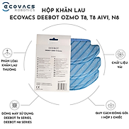 Hộp khăn lau Ecovacs Deebot Ozmo T8 N8 - Hàng Chính Hãng Nhập khẩu