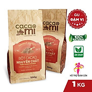 Bột ca cao nguyên chất không đường Cacao Mi dòng Premium vị đậm đà làm