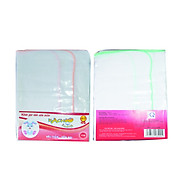 Khăn sữa khăn gạc tắm siêu mềm KACHOO 3 lớp 75x84cm 2 khăn