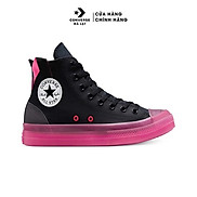 Giày Converse nữ chất vải canvas màu đen đế hồng cao su CX Street Utility