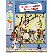 Sách tranh dán tiếng Pháp Les Instruments De Musique