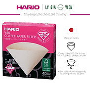 Túi Giấy Lọc Cà Phê Hario V60 Coffee Paper Filter - 1 cup - Mã VCF-01-40M