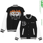 Áo Cardigan Bomber - Áo Khoác Varsity Jacket Unisex ONDERTRAP Phối Bo  có