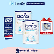 QUÀ TẶNG SET DÊ BÔNG COMBO 2 Sữa dê Kabrita số 1 cho trẻ- Lon 800g