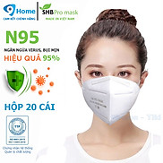 Khẩu trang y tế N95 Pro Maskmàu trắng 5 lớp kháng khuẩn