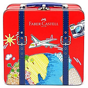 Vali 40 Bút Lông Màu Connector + Sổ Tô Màu Passport - Faber-Castell 155535