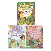 Combo 3 cuốn Tủ Sách Vàng Dành Cho Con Truyện Cổ Grimm + Andersen + Aesop