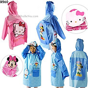 Áo mưa hoạt hình trẻ em áo mưa cho bé trai và bé gái