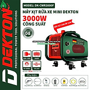 Máy Rửa Xe Chỉnh Áp DEKTON DK-CWR3000F điện 220V