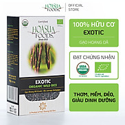 Gạo Organic Hoang Dã Hữu Cơ Exotic - HOASUAFOODS - dẻo thơm hạt tròn 1KG