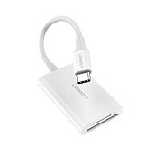 Ugreen UG60724CM265TK màu trắng đọc thẻ USB type C ra SD TF 4.0 hỗ trợ UHS