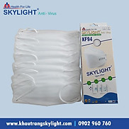 Khẩu trang y tế Skylight KF94 ngăn chặn vi khuẩn, bụi mịn - Màu TRẮNG
