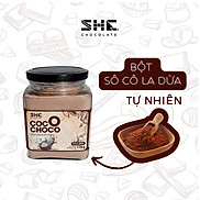 Socola bột Dừa lạnh - Hũ thủy tinh 170g - SHE Chocolate