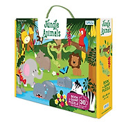 Giant Puzzle And Book - Jungle Animals