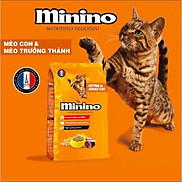 Thức ăn hạt cho mèo Minino vị cá ngừ, gói 1.3 kg