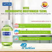Nước súc miệng cho người mang khí cụ chỉnh nha Vitis Orthodontic 150ml