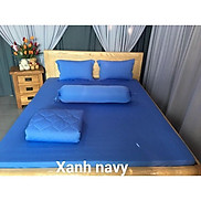Ga - Drap Giường Lẻ Thun Mát Lạnh - Xanh Navy