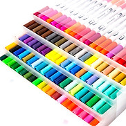 Bút tô màu nước 2 đầu - set 100 màu