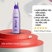 Sữa dưỡng Tiwan Collagen giúp nuôi dưỡng tóc mềm mượt 220ml - LS015